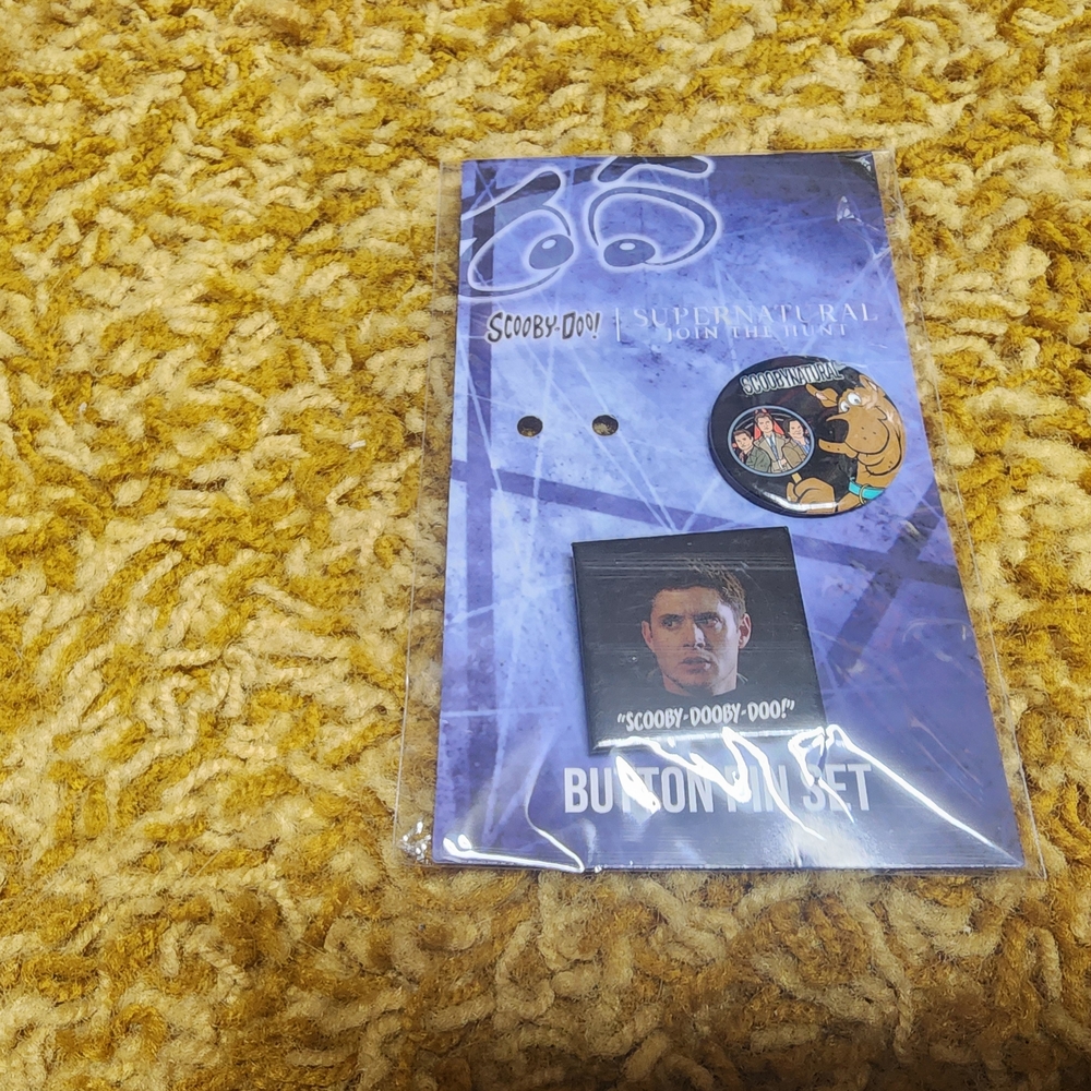 Scooby-Doo Button Pin Set